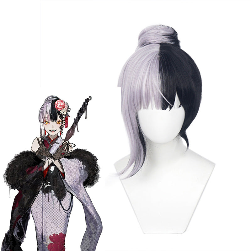 Virtual YouTuber -Advent- Shiori Novella New Year Costume Cosplay Wig