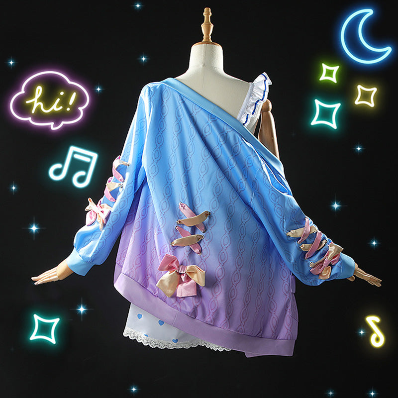 Virtual YouTuber Amamiya Kokoro Sleeping Wear Cosplay Costume