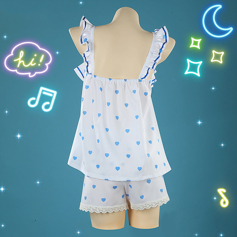 Virtual YouTuber Amamiya Kokoro Sleeping Wear Cosplay Costume