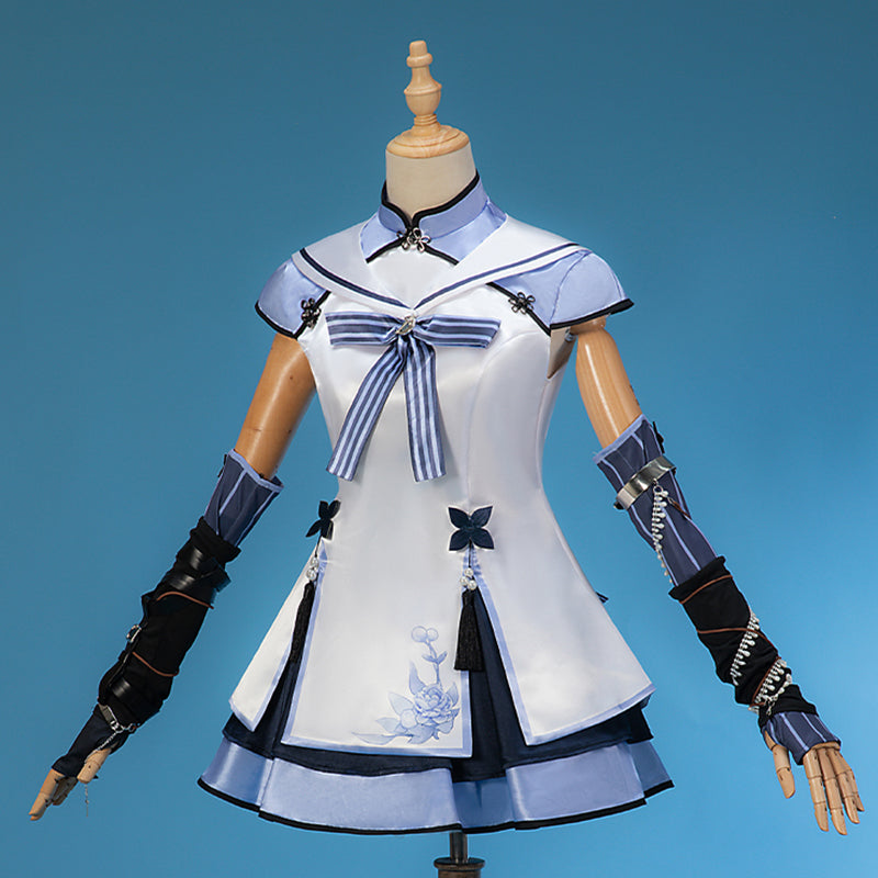 Virtual YouTuber Azuma Seren Blanche Fleur Cosplay Costume