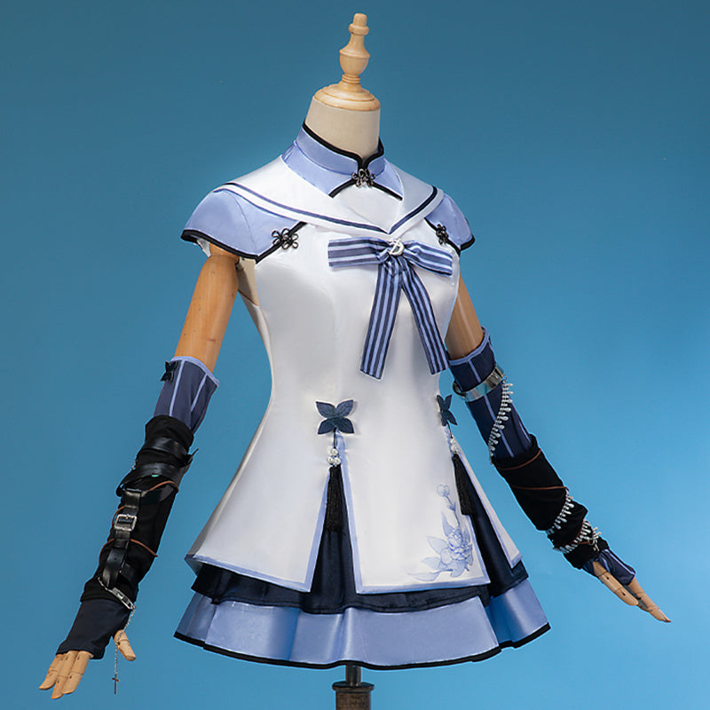 Virtual YouTuber Azuma Seren Blanche Fleur Cosplay Costume