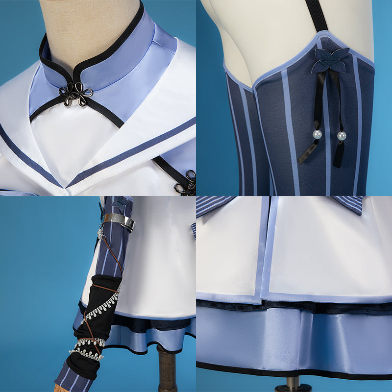 Virtual YouTuber Azuma Seren Blanche Fleur Cosplay Costume