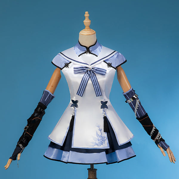 Virtual YouTuber Azuma Seren Blanche Fleur Cosplay Costume