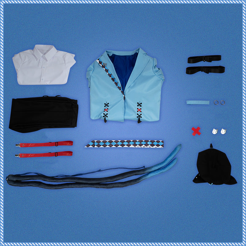 Virtual YouTuber Fancy Frontier X NIJISANJI Luxiem Ike Eveland Cosplay Costume