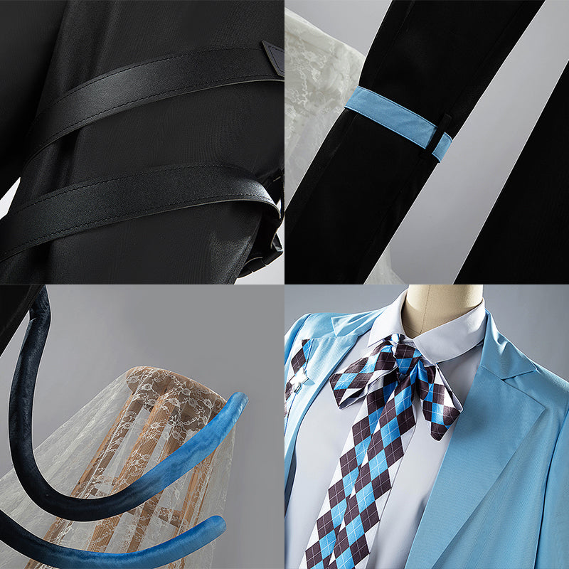 Virtual YouTuber Fancy Frontier X NIJISANJI Luxiem Ike Eveland Cosplay Costume