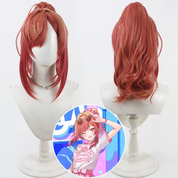 Virtual YouTuber Ichijou Ririka Cosplay Wig