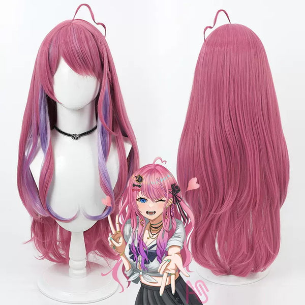 Virtual YouTuber Idios Kuramochi Meruto Cosplay Wig