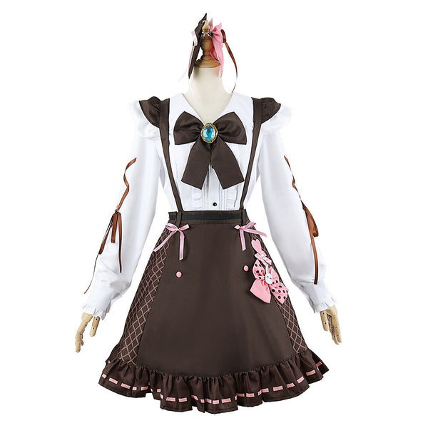 Virtual YouTuber Iris Black Games Tachibana Hinano Cosplay Costume