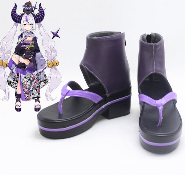 Virtual YouTuber La+ Darknesss Laplus New Year Costume Cosplay Shoes