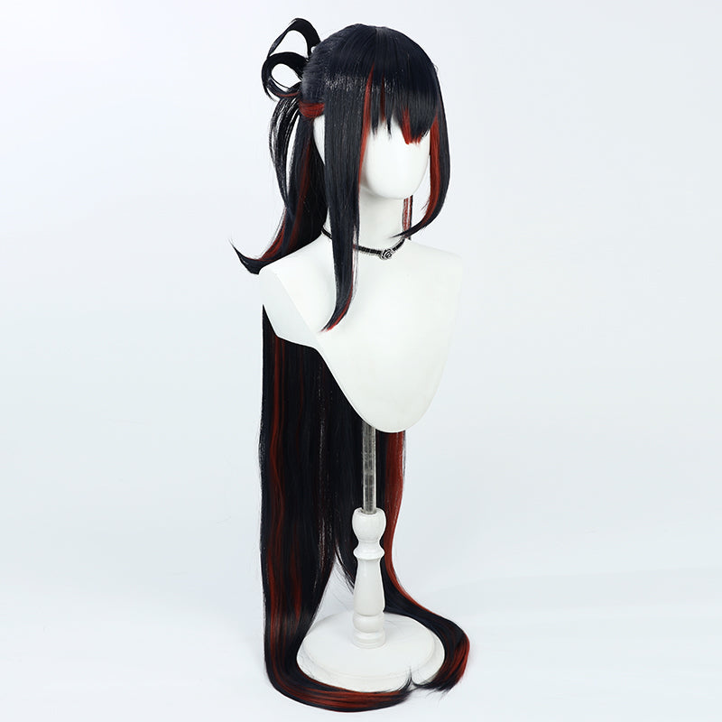 Virtual YouTuber NIJISANJI 6WS Mika Melatika Reference Sheet Cosplay Wig