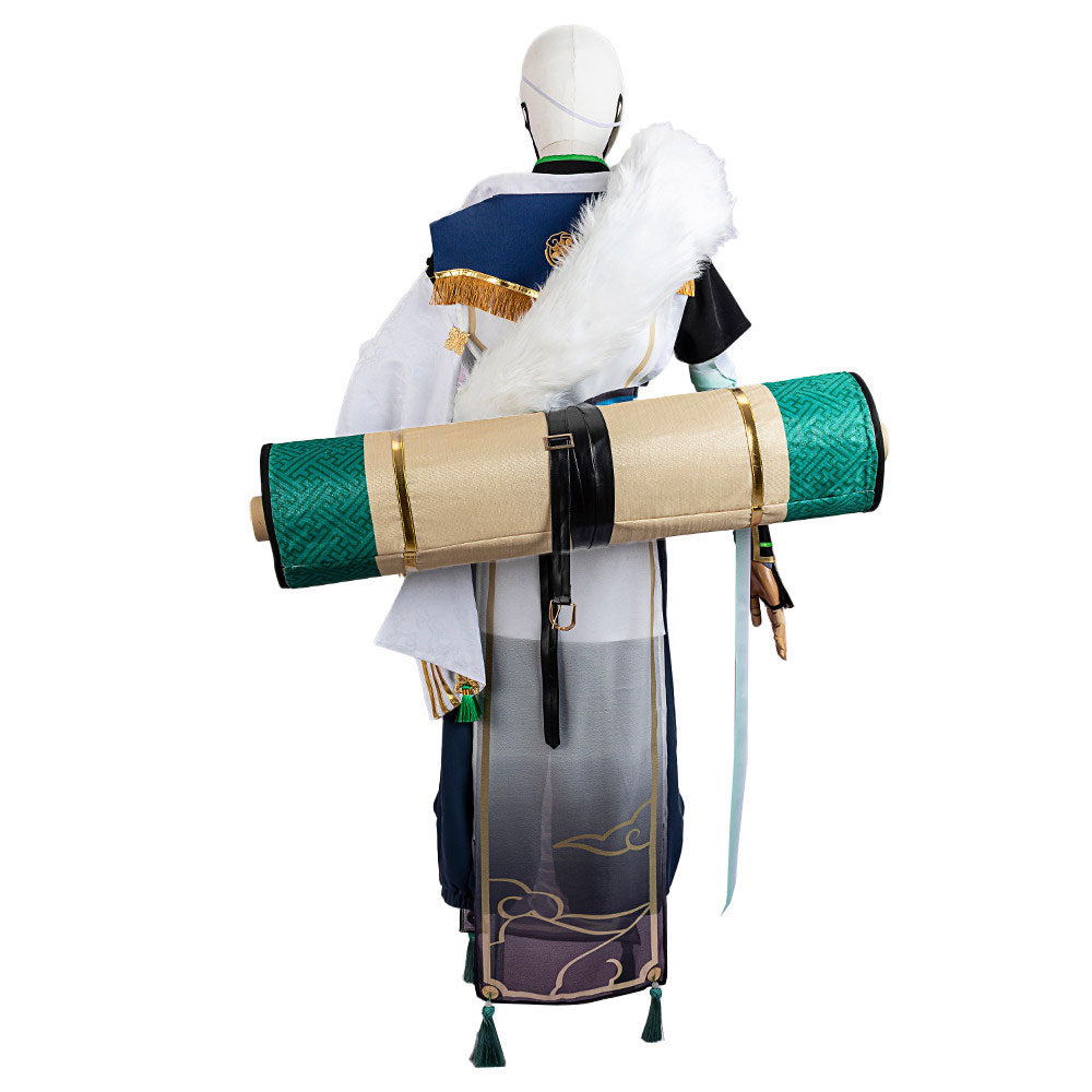 Virtual YouTuber NIJISANJI Dytica Murakumo Kagetsu Hero Outfit Cosplay Costume -Scroll and Strap not included