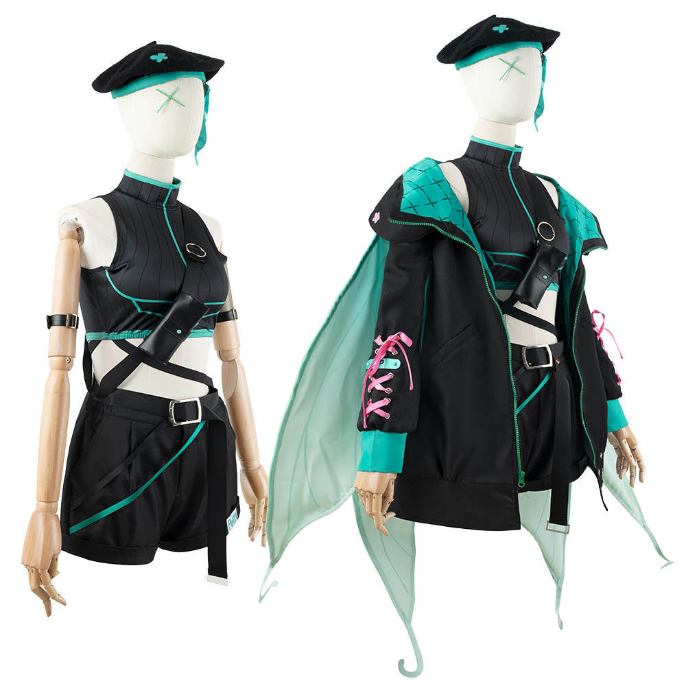 Virtual YouTuber NIJISANJI LazuLight Pomu Rainpuff March 2023 Outfit Cosplay Costume