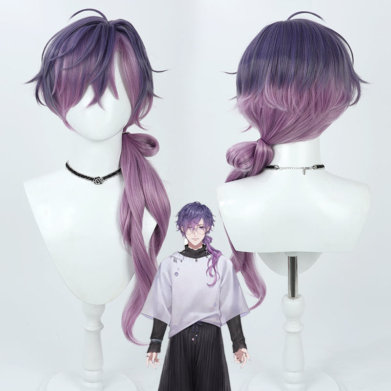 Virtual YouTuber NIJISANJI Noctyx Uki Violeta 2023 Outfit Cosplay Wig