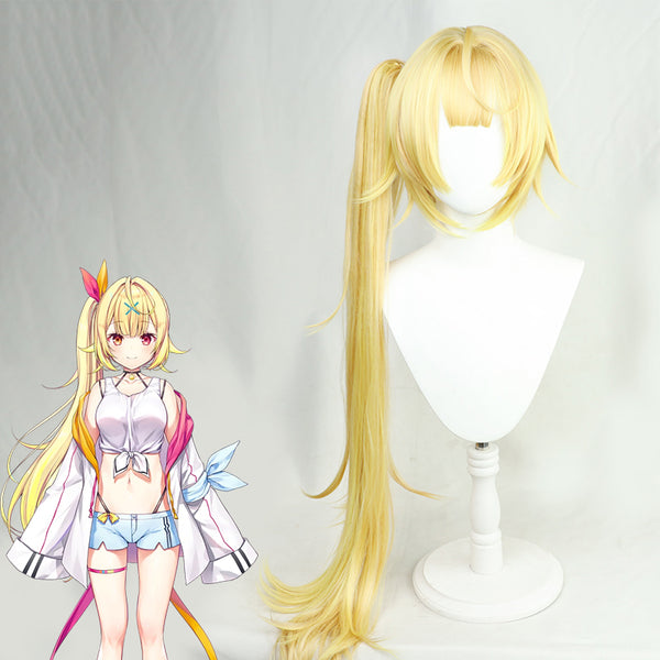 Virtual YouTuber NIJISANJI Orihimeboshi Hoshikawa Sara Cosplay Wig