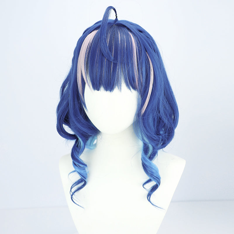 Virtual YouTuber NIJISANJI Posanke Amamiya Kokoro Angel Outfit Cosplay Wig