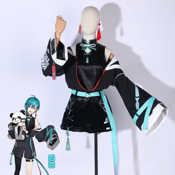 Virtual YouTuber NIJISANJI Ryushen October 2023 Outfit Cosplay Costume