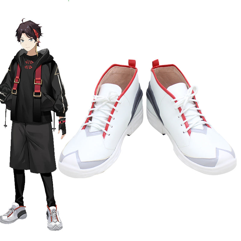Virtual YouTuber NIJISANJI Saegusa Akina Black T-shirt Version Cosplay Shoes