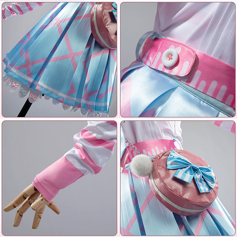 Virtual YouTuber NIJISANJI Yang Nari Loose Fluffy Sailor Uniform Cosplay Costume