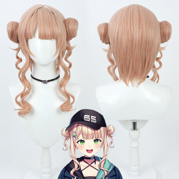 Virtual YouTuber Nijisanji Idios Kaburaki Roco Cosplay Wig