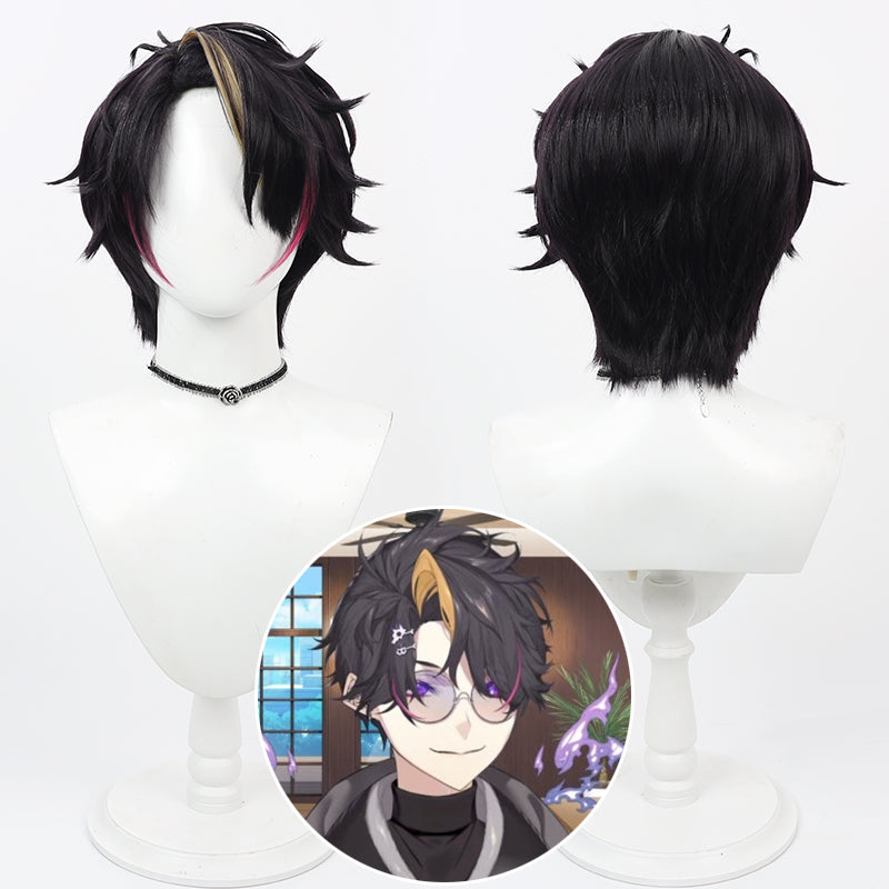 Virtual YouTuber Nijisanji Luxiem Shu Yamino May 2024 Costume Cosplay Wig