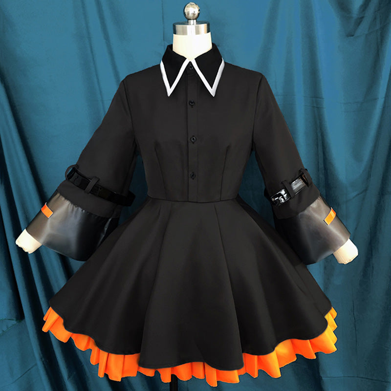 Virtual YouTuber Nijisanji Noctyx Alban Knox Maid Dress Cosplay Costume