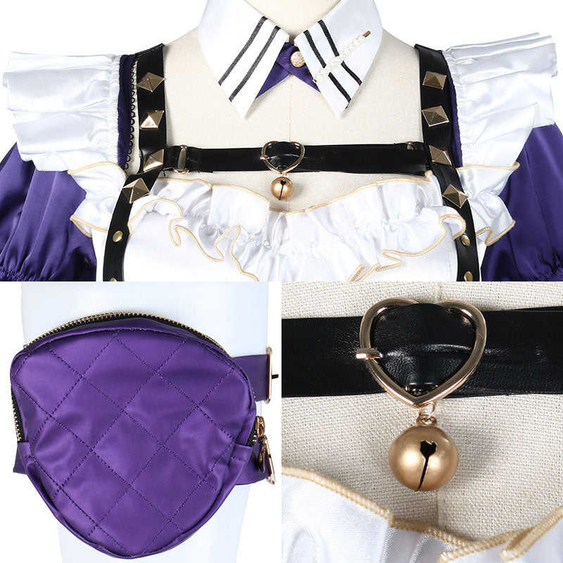 Virtual YouTuber Nijisanji XSOLEIL Meloco Kyoran Second Outfit Cosplay Costume