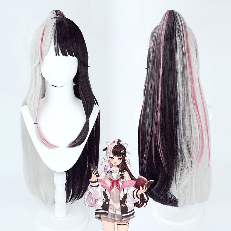 Virtual YouTuber SMC-gumi Yorumi Rena School Uniform Cosplay Wig