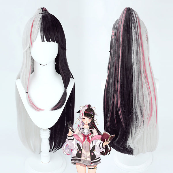 Virtual YouTuber SMC-gumi Yorumi Rena School Uniform Cosplay Wig