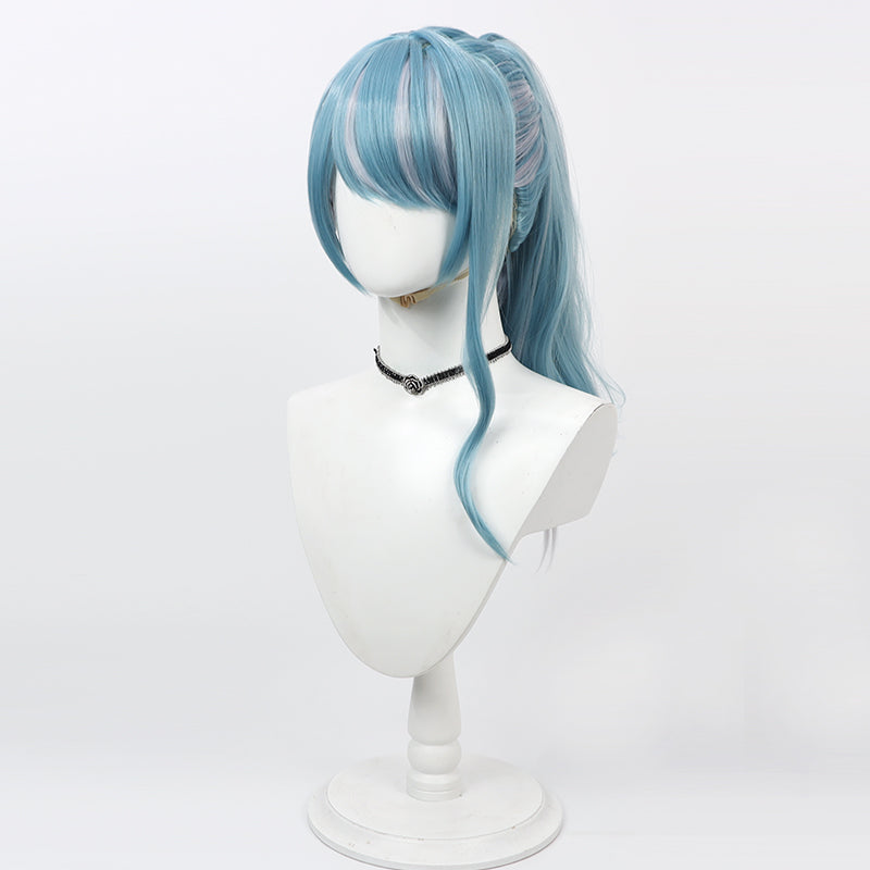 Virtual YouTuber VSPO! Shiranami Ramune Cosplay Wig