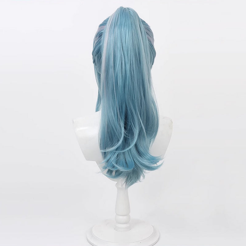 Virtual YouTuber VSPO! Shiranami Ramune Cosplay Wig