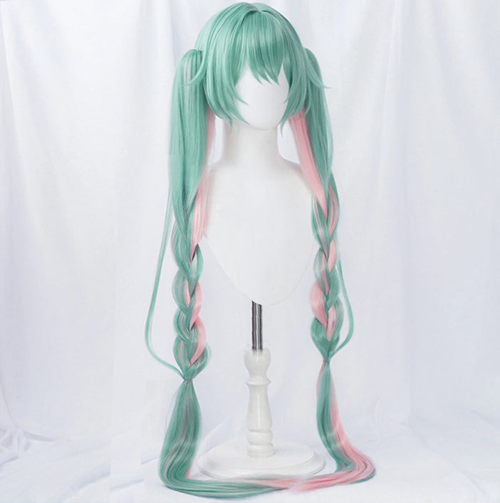Vocaloid Hatsune Miku: Autumn Date Ver. Noodle Stopper Cosplay Wig