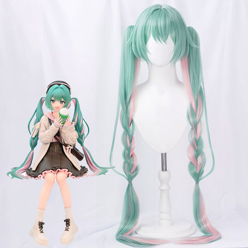 Vocaloid Hatsune Miku: Autumn Date Ver. Noodle Stopper Cosplay Wig