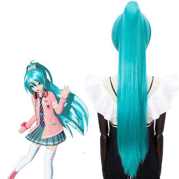 Vocaloid Hatsune Miku: Project DIVA Arcade Future Tone Hatsune Miku: Ribbon Girl Ver. Super Premium Cosplay Wig
