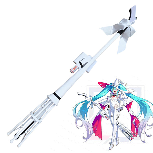 Vocaloid Hatsune Miku Racing Miku 2024 Microphone Cosplay Accessory Prop