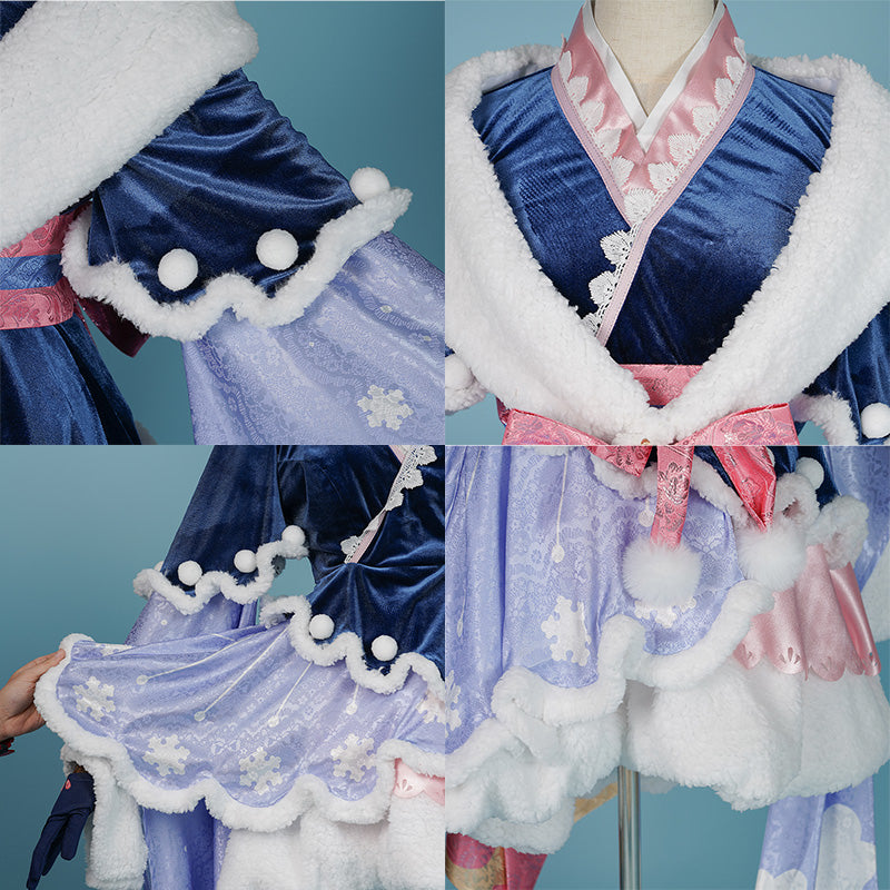 Vocaloid Hatsune Miku Snow Miku 2023 Cosplay Costume
