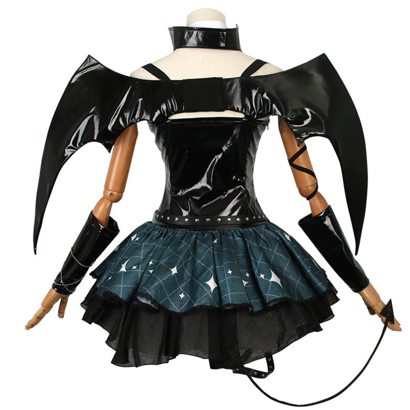 Vocaloid Hatsune Miku x Rascal Collab Little Devil Ver. 2023 Devil Wings Gothic Cosplay Costume R