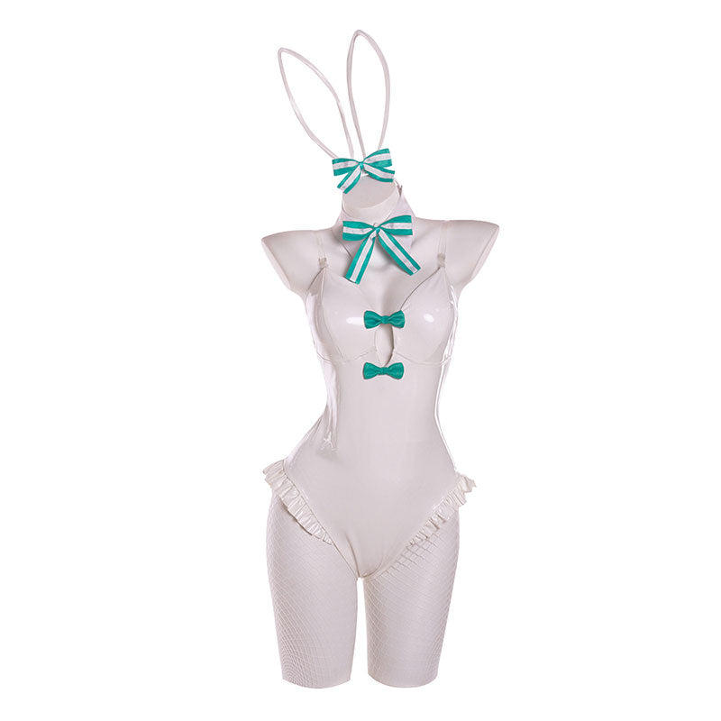 BiCute Bunnies Rurudo White Color Bunny Girl Cosplay Costume