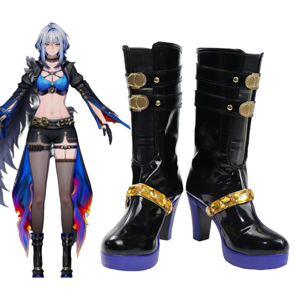 Wuthering Waves Galbrena Shoes Cosplay Boots