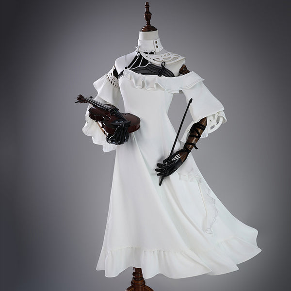 Wuthering Waves Phrolova White Dress Cosplay Costume