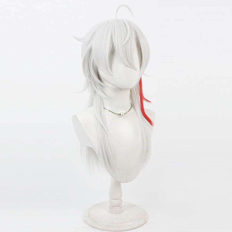 Wuthering Waves Zani Silver White Cosplay Wig