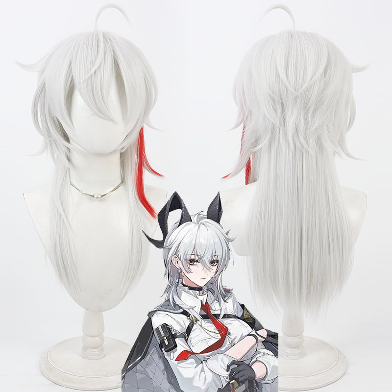 Wuthering Waves Zani Silver White Cosplay Wig