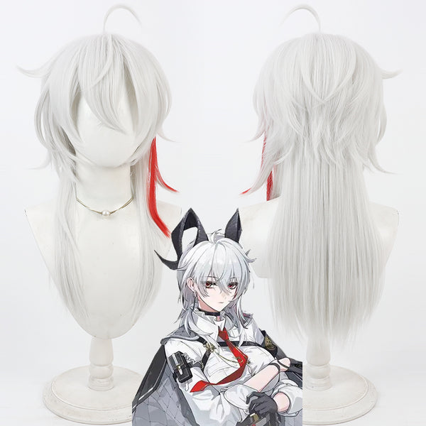 Wuthering Waves Zani Silver White Cosplay Wig