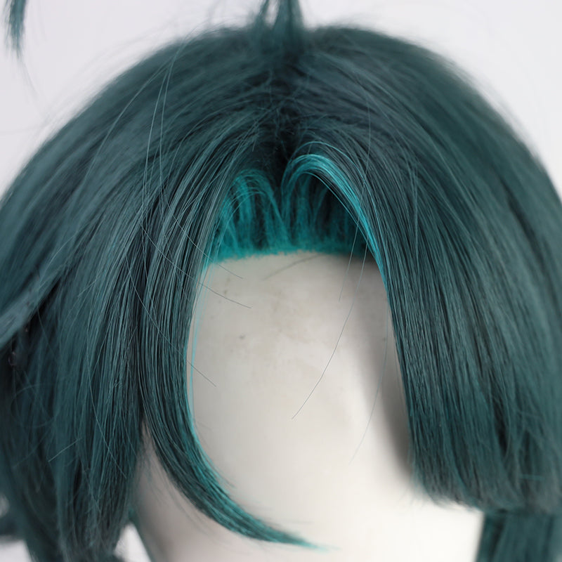 Xiao from Genshin Impact Halloween Green Cosplay Wig