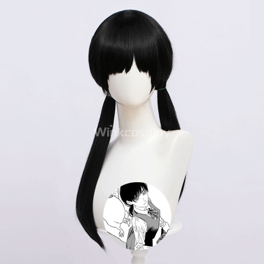 Chainsaw Man The War Devil Asa Mitaka Black Cosplay Wig