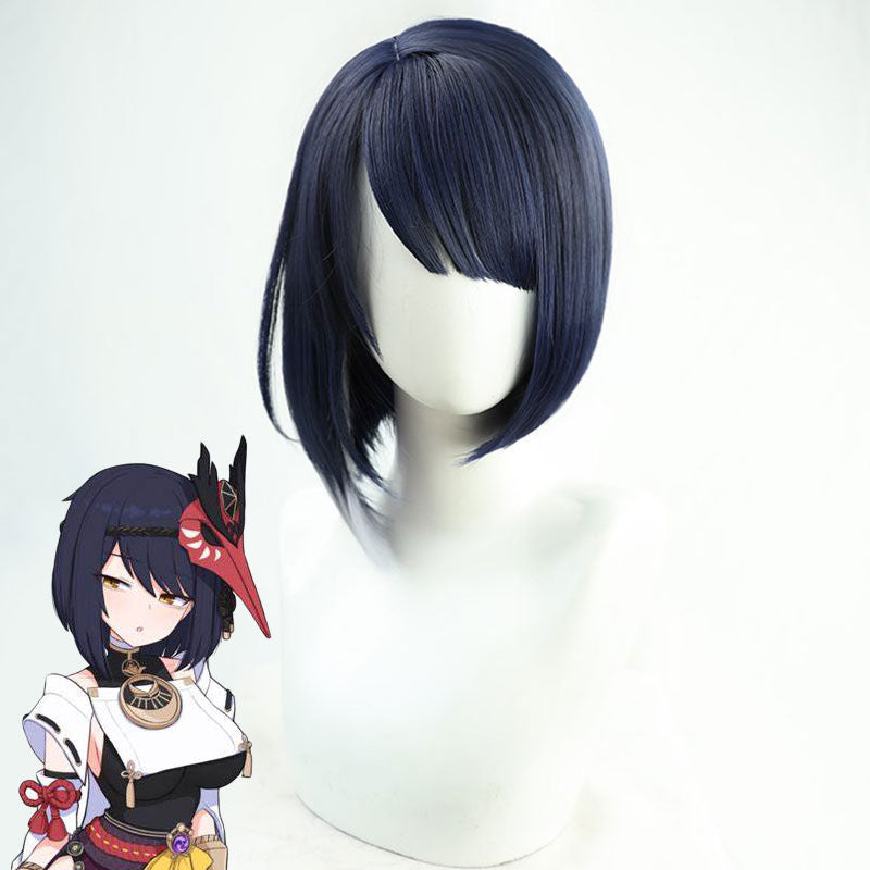 Genshin Impact Kujou Sara Cosplay Wig