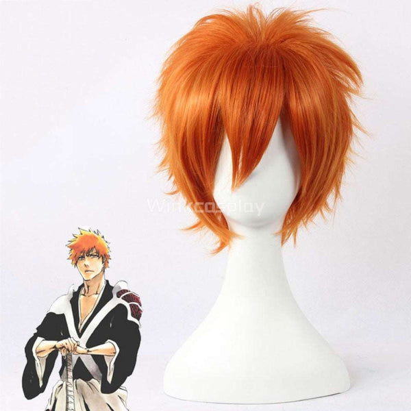 2022 Movie Bleach: Thousand-Year Blood War Arc Kurosaki Ichigo Orange Cosplay Wig