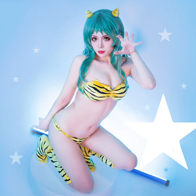 2022 Urusei Yatsura Lum Cosplay Costume