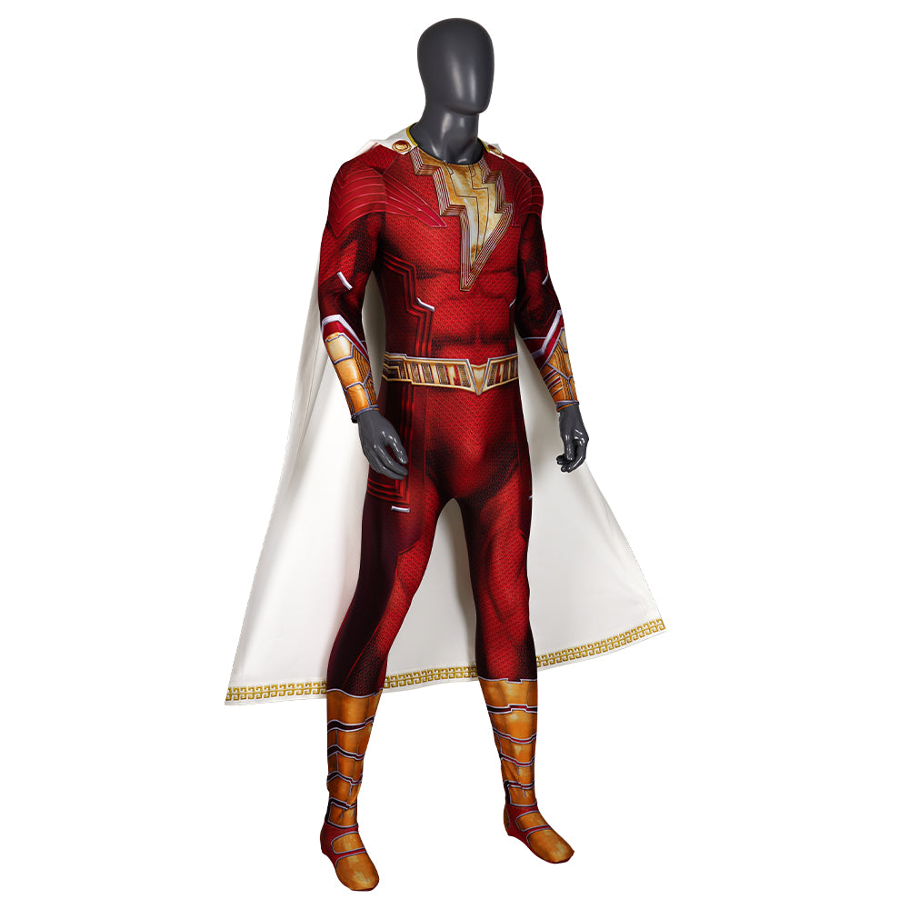 2023 Movie Shazam! Fury of the Gods Shazam Billy Batson Cosplay Costume