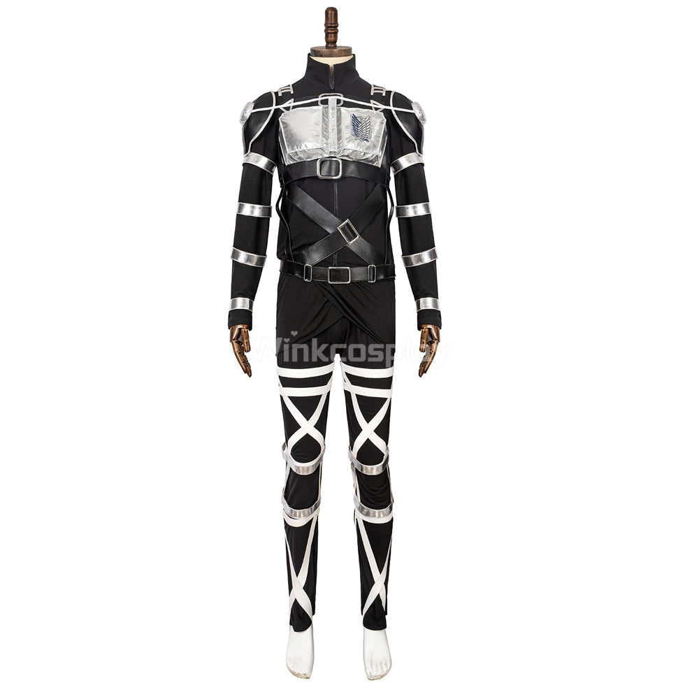 Attack On Titan Shingeki No Kyojin Final Season Levi Ackerman Cosplay Costume - Premium Edition