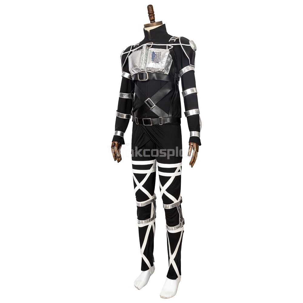 Attack On Titan Shingeki No Kyojin Final Season Levi Ackerman Cosplay Costume - Premium Edition